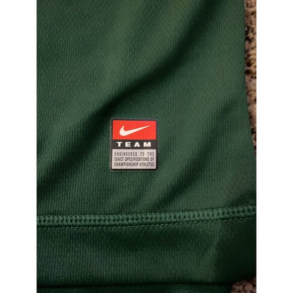 Nike Athletic Shirt Mens XL Used Green Dri-Fit 379155-347 *Couple Snags - Picture 13 of 16